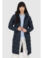 Alife and kickin Płaszcz zimowy "FrancesAK" w kolorze granatowym rozmiar: XL. Niebieskie płaszcze Alife and Kickin, na zimę, xl, bez wzorów, z puchu, bez kaptura. Za 244.80 zł.