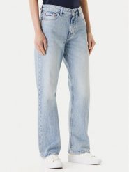 Calvin Klein Jeans Jeansy Signature 90s LV147C700G Niebieski Straight Fit. Niebieskie jeansy Calvin Klein Jeans, s, bez wzorów. Za 439.99 zł.