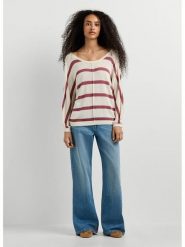 Pepe Jeans Sweter "Alberta" w kolorze kremowym rozmiar: L. Brązowe swetry Pepe Jeans, l, bez wzorów, z bawełny, bez ramiączek. Za 148.96 zł.