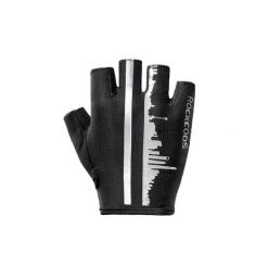 Rękawiczki rowerowe HF City HF S252. Czarne rękawiczki ROCKBROS, bez wzorów, sportowe. Za 64.99 zł.