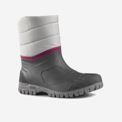 Buty turystyczne śniegowce damskie Quechua SH100 Warm Mid wodoodporne. Czerwone trapery i śniegowce QUECHUA, trekkingowe. Za 79.99 zł.