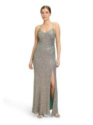 Vera Mont Sukienka w kolorze błękitnym rozmiar: 42. Niebieskie sukienki Vera Mont, bez wzorów, bez kołnierzyka, bez ramiączek, maxi. Za 304.99 zł.