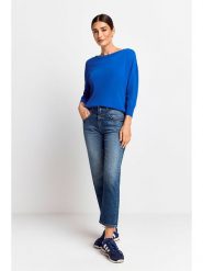 Rich & Royal Sweter w kolorze niebieskim rozmiar: M. Niebieskie swetry Rich & Royal, m, bez wzorów, ze splotem, bez ramiączek. Za 224.95 zł.