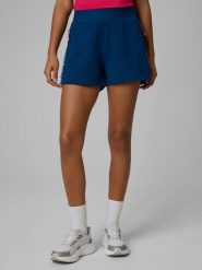 4F Spodenki dresowe damskie - turkusowe XL. Niebieskie szorty 4f, bez wzorów, z dresówki. Za 129.99 zł.