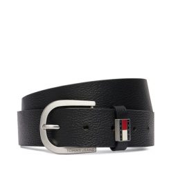 Pasek Tommy Jeans. Czarne jeansy Tommy Jeans, m, bez wzorów. Za 169.99 zł.