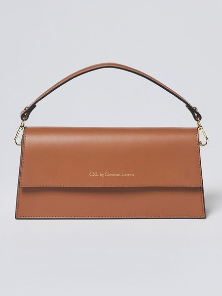 CXL by Christian Lacroix Skórzana torebka w kolorze jasnobrązowym - 28 x 13 x 6 cm rozmiar: onesize. Brązowe torebki klasyczne CXL by Christian Lacroix, bez wzorów, z materiału, bez dodatków. Za 347.99 zł.