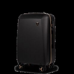 Walizka kabinowa Wings x Jagiellonia 20" BLACK. Czarne walizki Wings, bez wzorów. Za 179.90 zł.