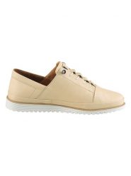 Heine Skórzane sneakersy w kolorze beżowym rozmiar: 38. Brązowe trampki Heine, bez wzorów, bez zapięcia. Za 153.34 zł.