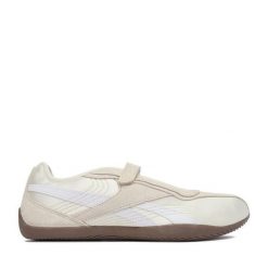 Baleriny Reebok. Białe baleriny Reebok, bez wzorów, bez obcasa. Za 299.99 zł.