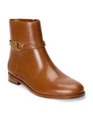 Lauren Ralph Lauren Botki 802912273002 Brązowy. Brązowe botki Lauren Ralph Lauren, bez wzorów, ze skóry, bez obcasa, na płaskiej podeszwie, bez zapięcia. Za 1,169.00 zł.