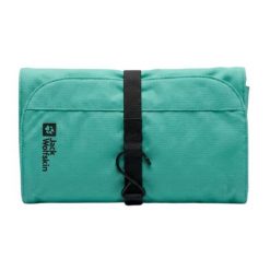 Kosmetyczka turystyczna Jack Wolfskin Washsalon organizer. Zielone kufry i kosmetyczki Jack Wolfskin, bez wzorów, z materiału, bez dodatków. Za 122.00 zł.