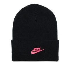 Czapka damska zimowa Nike PEAK FUTURA BEANIE. Czarne czapki Nike, bez wzorów. Za 119.00 zł.