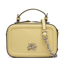 Torebka KARL LAGERFELD. Żółte listonoszki KARL LAGERFELD, bez wzorów, bez dodatków. Za 1,299.00 zł.