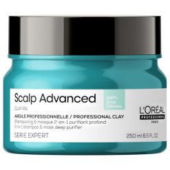L´Oréal Professionnel Paris Scalp Advanced. Maska oczyszczająca z glinką 2w1. Maski do włosów 250 ml. Odżywki do włosów . Za 121.19 zł.