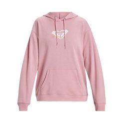Bluza z kapturem dla Kobiety SURF STOKED. Fioletowe bluzy Roxy, na zimę, m, bez wzorów, z bawełny, z kapturem. W wyprzedaży za 160.99 zł.