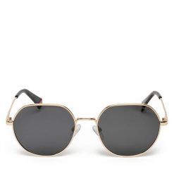 Okulary przeciwsłoneczne Polaroid. Czarne okulary przeciwsłoneczne Polaroid, bez wzorów. Za 229.99 zł.