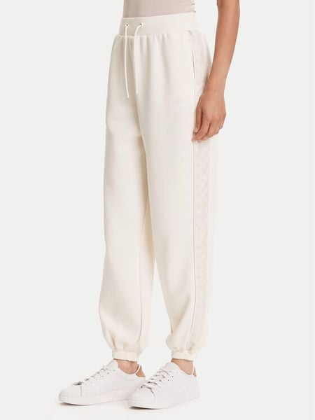 Guess Spodnie dresowe V5YB02 KB3P2 Écru Regular Fit. Spodnie dresowe Guess, m, z aplikacjami, z dresówki. Za 219.99 zł.