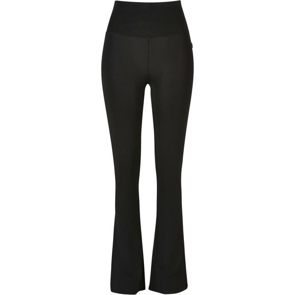 Legginsy damskie Urban Classics Organic Stretch Jersey Bootcut. Czarne legginsy Urban Classics, bez wzorów, z jersey. Za 168.00 zł.