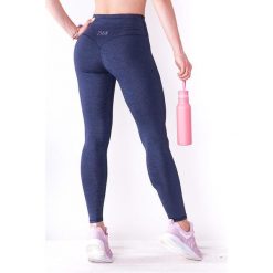 Granatowe legginsy sportowe damskie 2skin PUSH UP DARK NIGHT. Niebieskie legginsy 2SkIN, s, bez wzorów, z elastanu. Za 62.99 zł.