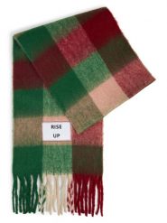 Verb To Do tkany szalik Kobiety Sztuczne włókno zielony|czerwony, ONE SIZE. Czerwone szaliki Verb To Do, na zimę, z aplikacjami, z włókna, eleganckie. Za 139.95 zł.