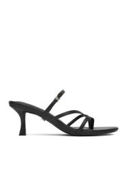 Juicy Couture Japonki CEO-CWBFS20-50 Czarny. Czarne klapki Juicy Couture, bez wzorów, ze skóry, bez obcasa. Za 199.99 zł.