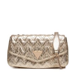 Torebka Guess. Żółte torebki klasyczne Guess, z aplikacjami, bez dodatków. Za 339.99 zł.
