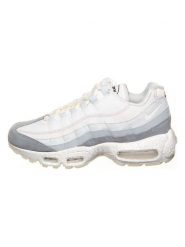 Nike Skórzane sneakersy "Air Max 95 Qs" w kolorze biało-szarym rozmiar: 37,5. Białe trampki Nike, bez wzorów, z materiału, bez zapięcia. Za 483.45 zł.