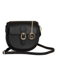 Lia Biassoni Skórzana torebka "Accesa" w kolorze czarnym - 24 x 18 x 12 cm rozmiar: onesize. Czarne torby na ramię Lia Biassoni, bez wzorów, z materiału, na ramię, bez dodatków. Za 257.92 zł.