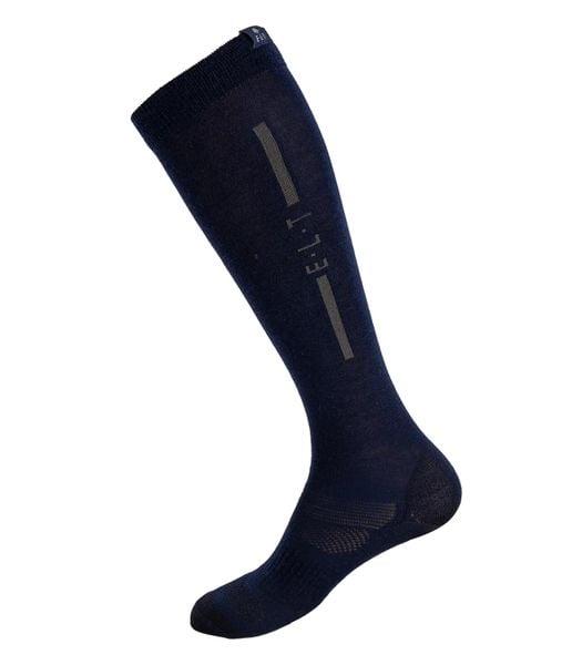 Skarpety jeździeckie ELT Merino. Czarne skarpety ELT, bez wzorów, z dzianiny. Za 138.50 zł.