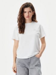 Napapijri T-Shirt S-Nina NP0A4H87 Biały Regular Fit. Białe t-shirty Napapijri, s, bez wzorów, z bawełny, bez kołnierzyka, bez ramiączek. Za 89.99 zł.