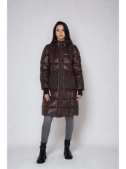 Steve Madden Płaszcz zimowy w kolorze brązowym rozmiar: XXL. Brązowe płaszcze Steve Madden, na zimę, xxl, bez wzorów, z puchu, bez kaptura. Za 430.76 zł.