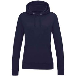 Damska Bluza Z Kapturem College. Niebieskie bluzy AWDIS, s, bez wzorów, z kapturem. Za 130.99 zł.