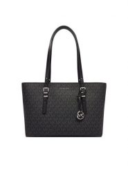 MICHAEL Michael Kors Torebka 30T5SQNT2V Czarny. Czarne shopper MICHAEL Michael Kors, bez wzorów, ze skóry, bez dodatków. Za 989.99 zł.