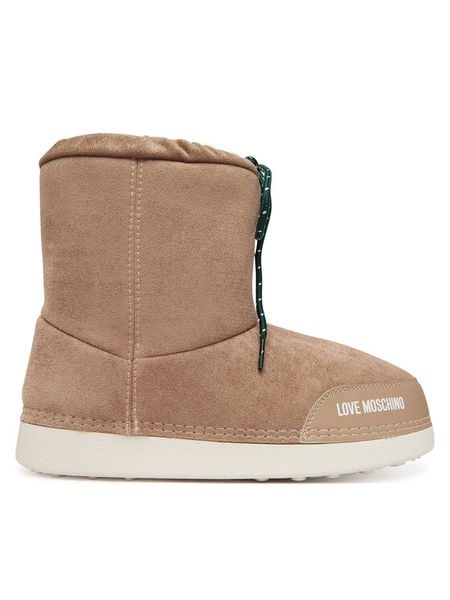 LOVE MOSCHINO Śniegowce JA24112G1PISF105 Brązowy. Brązowe trapery i śniegowce Love Moschino, ze skóry. Za 709.99 zł.