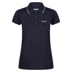 Damska Koszulka Polo Remex II. Fioletowe koszulki polo Regatta, bez wzorów, bez kołnierzyka, bez ramiączek. Za 94.99 zł.