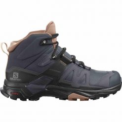 Buty turystyczne damskie Shoes X Ultra 4 Mid GTX W. Czarne trekkingi Salomon, trekkingowe. Za 709.55 zł.