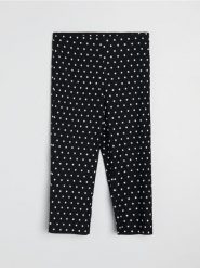 Legginsy z wiskozą w kropki - wielobarwny. Legginsy Sinsay, l, bez wzorów, z wiskozy. Za 49.99 zł.