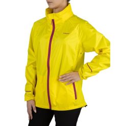Kurtka przeciwdeszczowa damska Viking Rainier Lady. Żółte kurtki sportowe Viking, l, bez wzorów, bez kaptura, trekkingowe. W wyprzedaży za 151.99 zł.