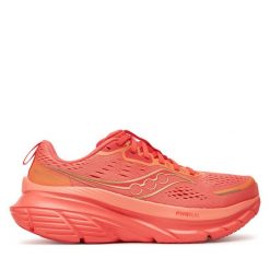 Buty do biegania Saucony. Pomarańczowe obuwie sportowe Saucony, bez zapięcia, do biegania. Za 699.99 zł.