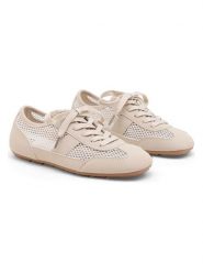 C'M Sneakersy w kolorze beżowym rozmiar: 39. Brązowe trampki C'M, bez wzorów, z materiału, bez zapięcia. Za 140.20 zł.