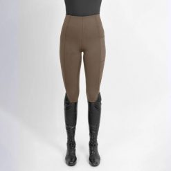 Damskie legginsy jeździeckie z pełną przyczepnością Easy Rider Livia. Czerwone legginsy EASY RIDER, bez wzorów, z materiału, z podwyższonym stanem. Za 316.85 zł.