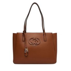 Torebka Guess. Brązowe shopper Guess, z aplikacjami, bez dodatków. Za 679.99 zł.