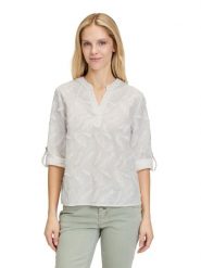 CARTOON Bluzka w kolorze białym rozmiar: 36. Białe bluzki Cartoon, z aplikacjami, bez kołnierzyka, bez ramiączek. Za 104.99 zł.