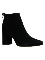 Wojas Skórzane botki w kolorze czarnym rozmiar: 40. Czarne botki Wojas, bez wzorów, ze skóry, bez obcasa, bez zapięcia. Za 390.45 zł.