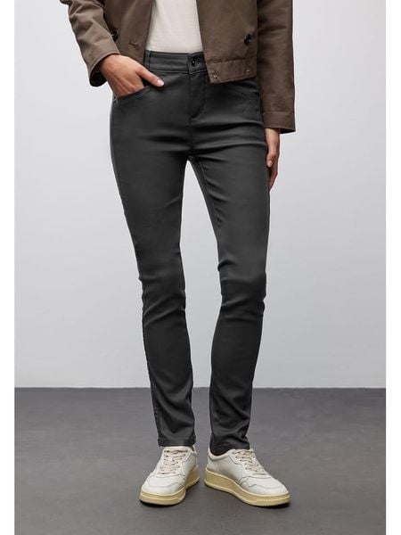 Cecil Spodnie w kolorze czarnym rozmiar: W44/L30. Czarne spodnie materiałowe Cecil, l, bez wzorów, z materiału. Za 171.68 zł.