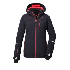 Kurtka damska Killtec KSW 81 WMN SKI JCKT. Czarne kurtki narciarskie Killtec, bez wzorów, bez kaptura, narciarskie. Za 899.99 zł.