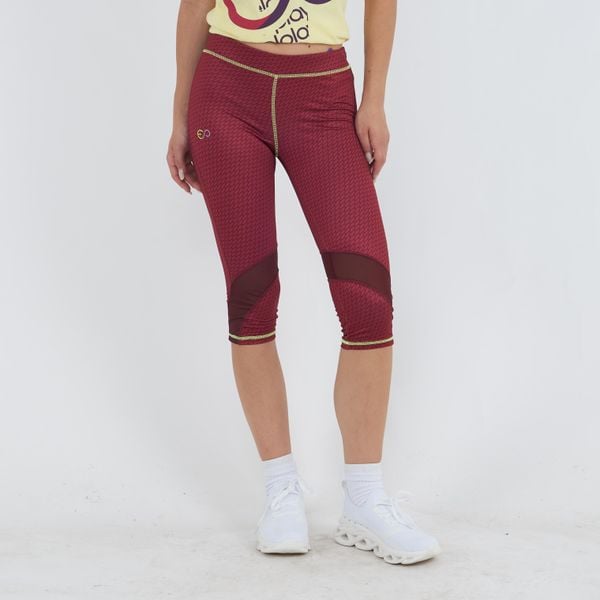 Legginsy treningowe ASYR 3/4 damskie. Czarne legginsy ELPLAYER, xs, bez wzorów, z materiału, na fitness i siłownię. Za 63.90 zł.