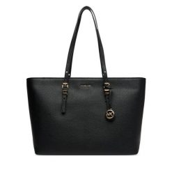 Torebka MICHAEL Michael Kors. Czarne shopper MICHAEL Michael Kors, bez wzorów, bez dodatków. Za 1,109.00 zł.