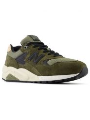 New Balance Skórzane sneakersy "580" w kolorze khaki rozmiar: 40. Brązowe trampki New Balance, bez wzorów, z materiału, bez zapięcia. Za 430.46 zł.