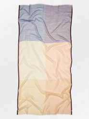 Becksöndergaard Wełniany szal w kolorze żółto-niebieskim - 200 x 100 cm rozmiar: onesize. Niebieskie szaliki Becksöndergaard, bez wzorów, z materiału. Za 217.99 zł.